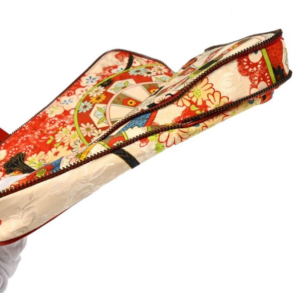 Christian Dior Multicolor Silk Embroidered Saddle Clutch RE0011 194228 - Picture 6 of 9